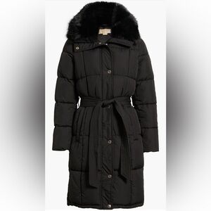 Micheal Kors Women's Black Puffer Coat